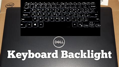 keyboard backlight turn on dell laptop